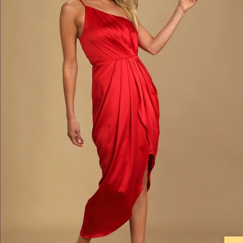 Red Wedding Guest Dress
